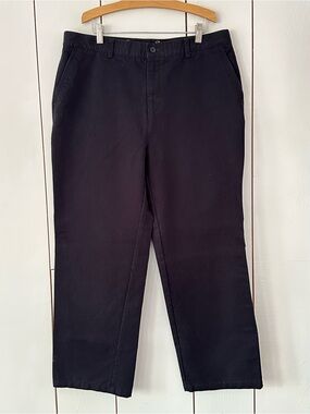 Armani Exchange Cotton Chino Pants Sz 38 Black Waist 37 Inseam 28